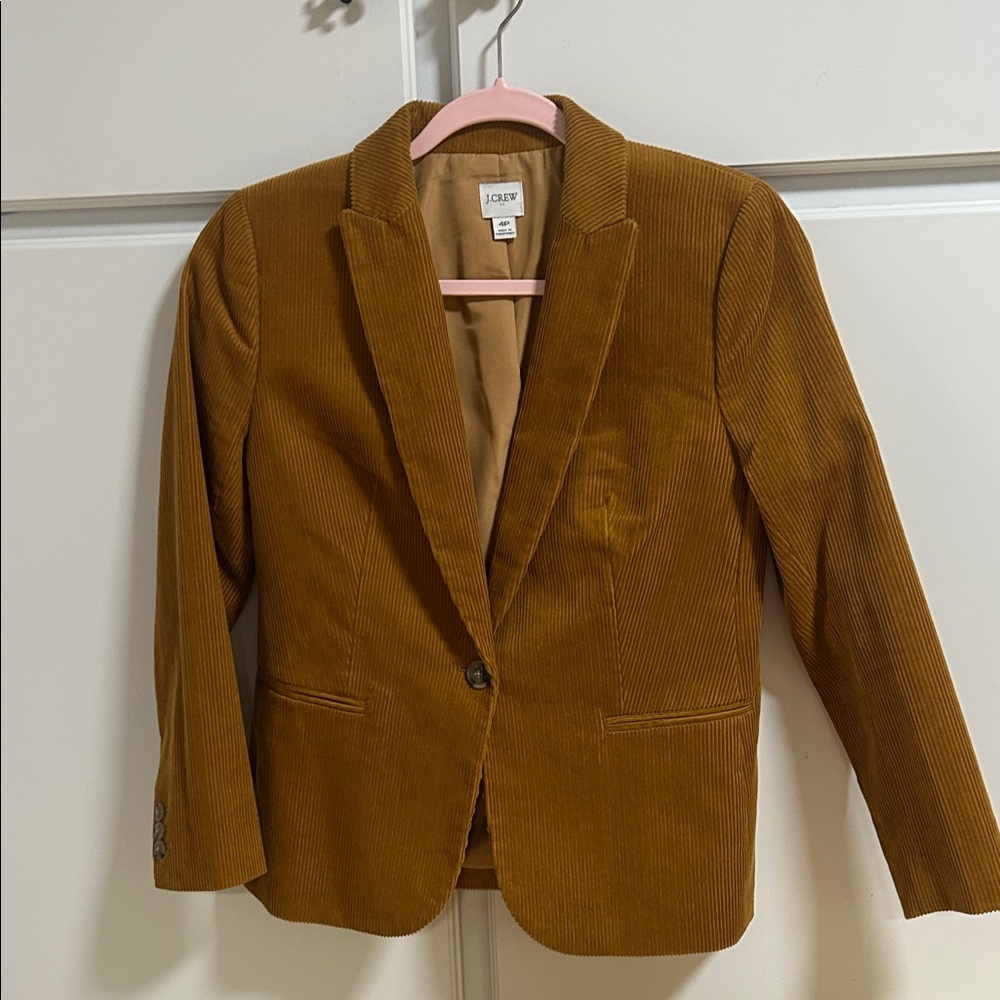 J. Crew Brown Corduroy Blazer 4P NWOT
Academia Librarycore Preppy